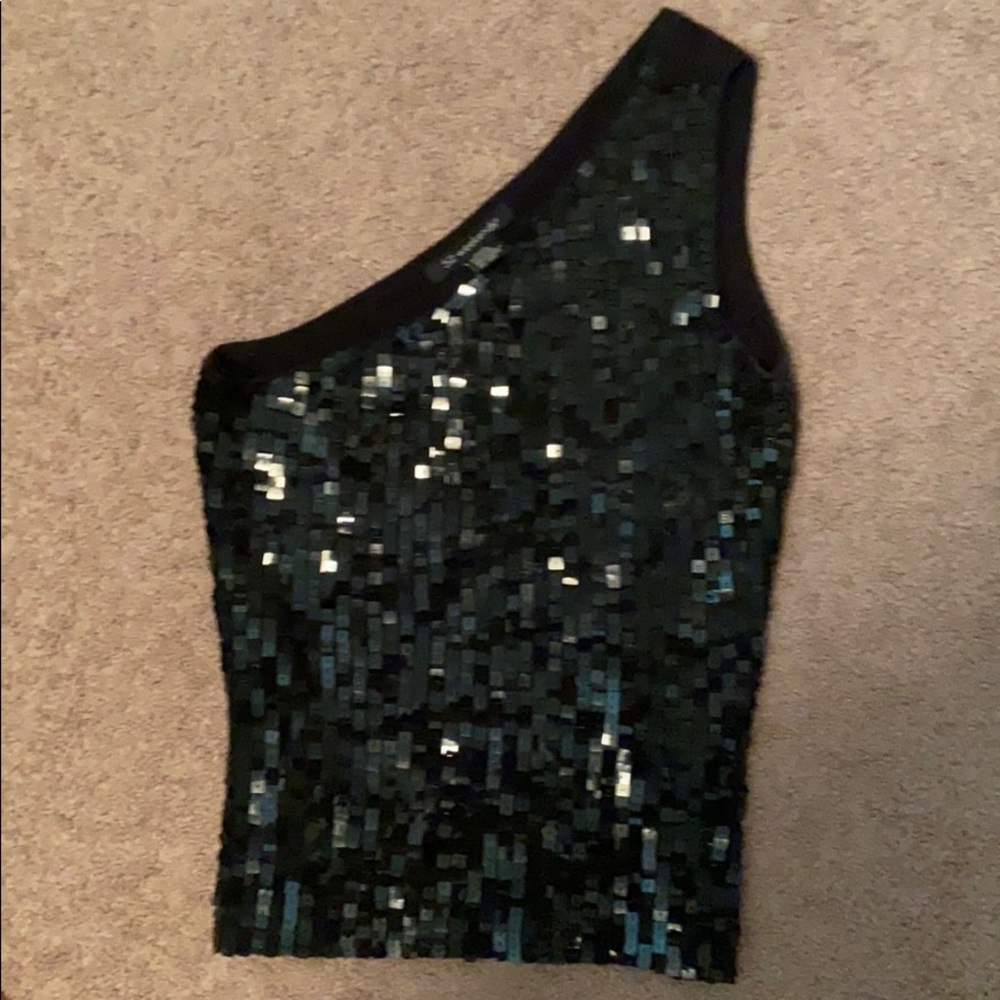 🔥2 -$25🔥 52 Weekends black sequins tank size M